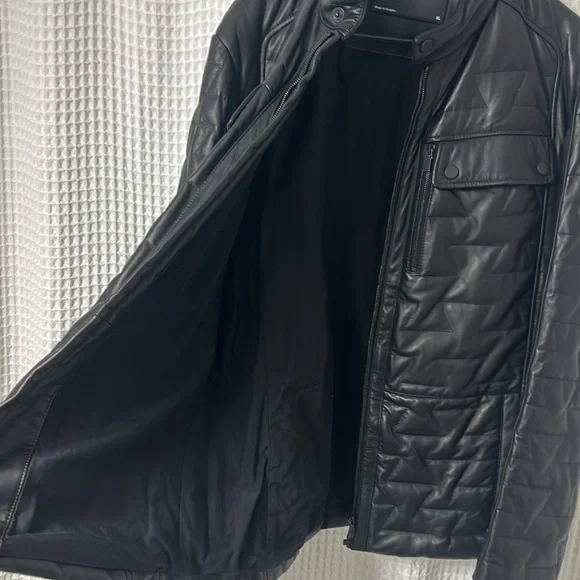 Porsche Design Fashion P'1000 Leather Jacket Size XL